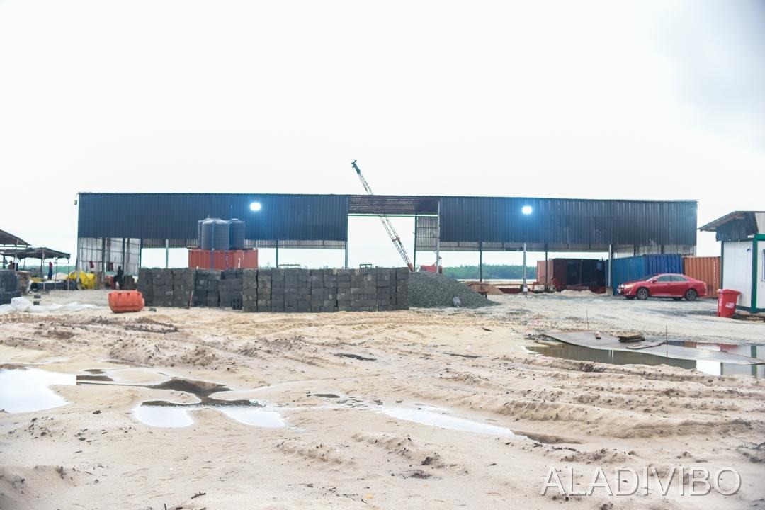 Open Material Staging Area