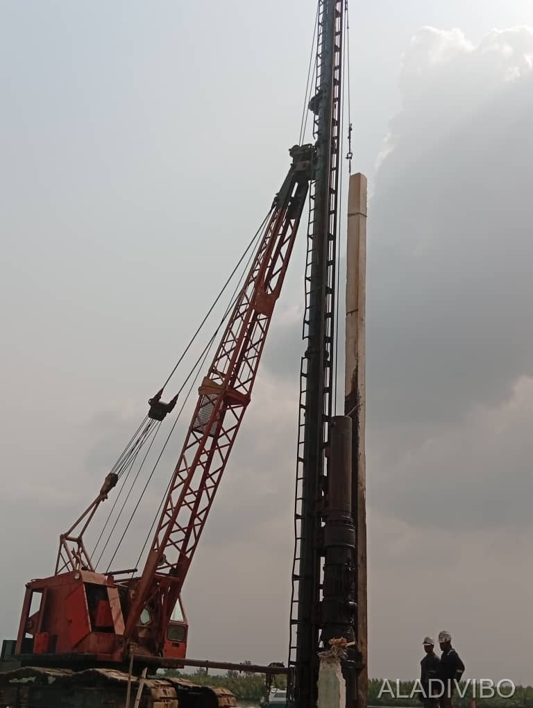 Shore Piling Operation