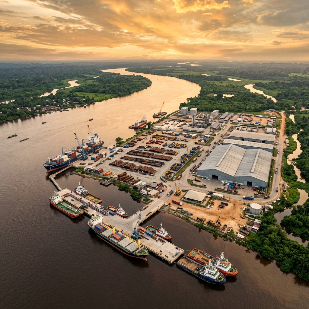 Aladivibo Strategic Waterfront Base — Aerial View